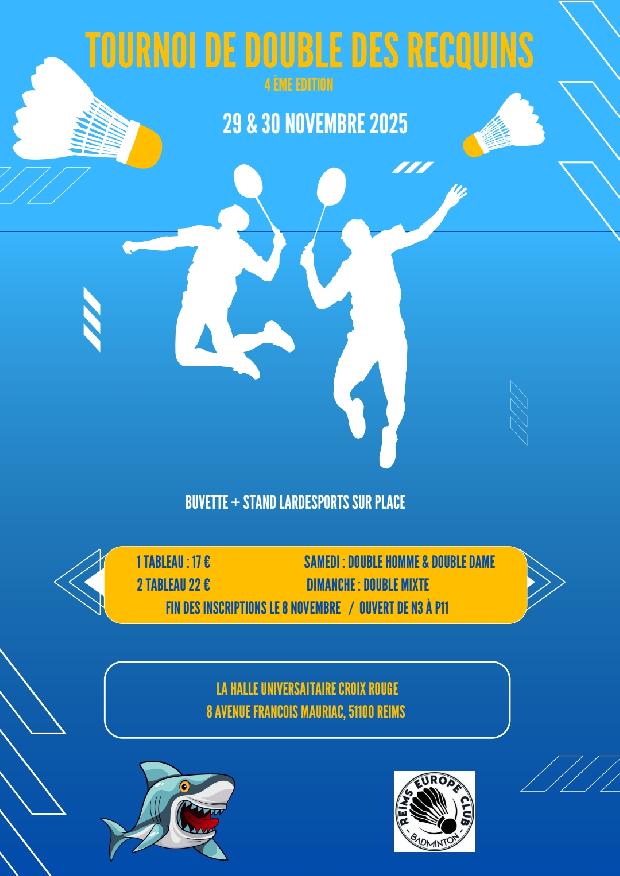 4ème Tournoi de Double des Recquins